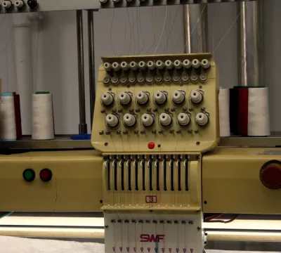 Industrial embroidery machine