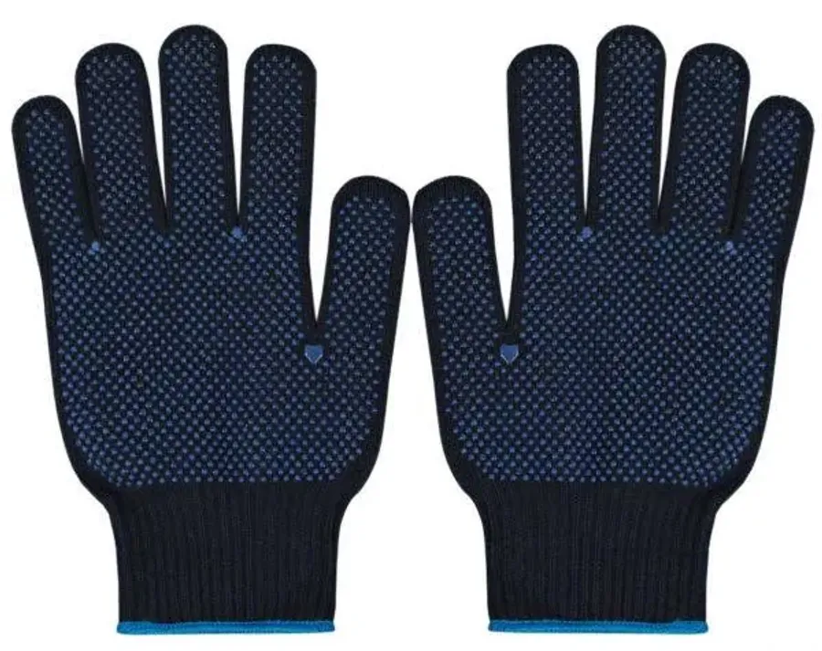 IS-6100 Seamless PVC Double Side Dotted Gloves