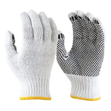 IS-6101 Seamless PVC Single Side Dotted Gloves